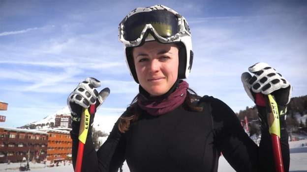 賈斯敏-泰勒的目標是在telemark滑雪運動中排名第一