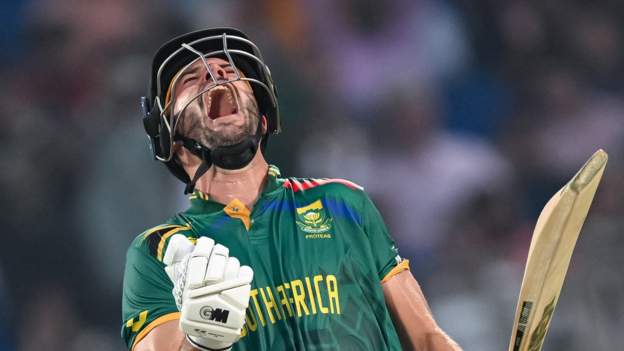 Cricket World Cup 2023: Aiden Markram hits tournament's fastest century in record South Africa total