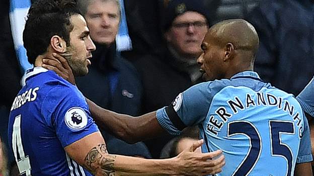 Manchester City and Chelsea charged over player behaviour - BBC Sport