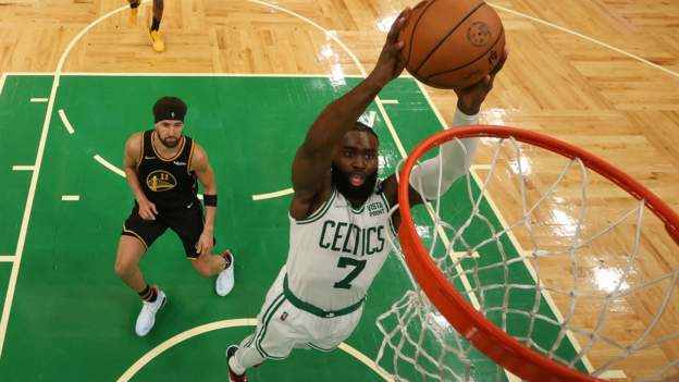 NBA Finals: Boston Celtics take series lead with 116-100 win over Golden State W..