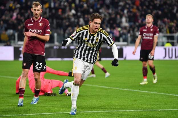 Juventus 6-1 Salernitana: Juve into Coppa Italia quarter-finals after routing Serie A's bottom club