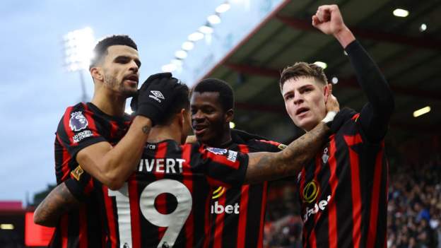 Solanke on target again as Bournemouth beat Fulham