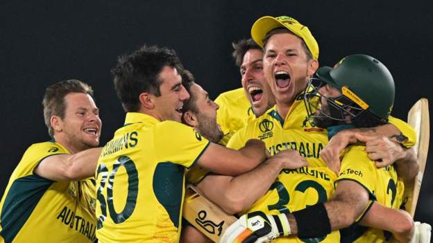Australia stun India to win sixth World Cup