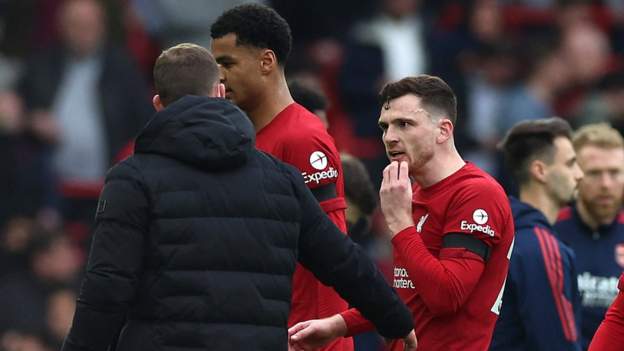 Andy Robertson: PGMOL to investigate potential elbow by official on Liverpool defender