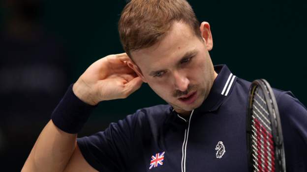 <div>Davis Cup Finals: Great Britain's Dan Evans loses to Czech Republic's Tomas Machac</div>