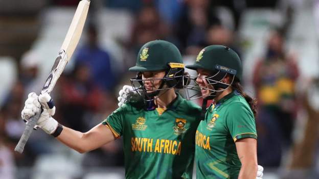 Nervy South Africa win to set up England semi