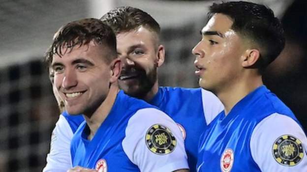 Larne beat Crusaders to go top of the table