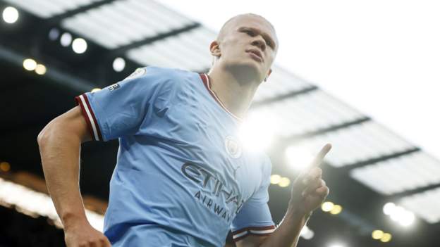Man City 6-0 Forest: Haaland scores another hat-trick in easy victory