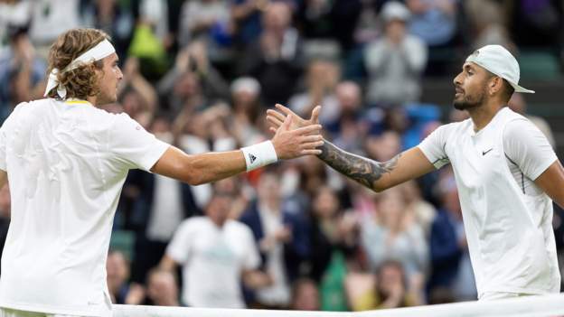 <div>Stefanos Tsitsipas says Nick Kyrgios Wimbledon comments 'misinterpreted' after being perceived as racist</div>
