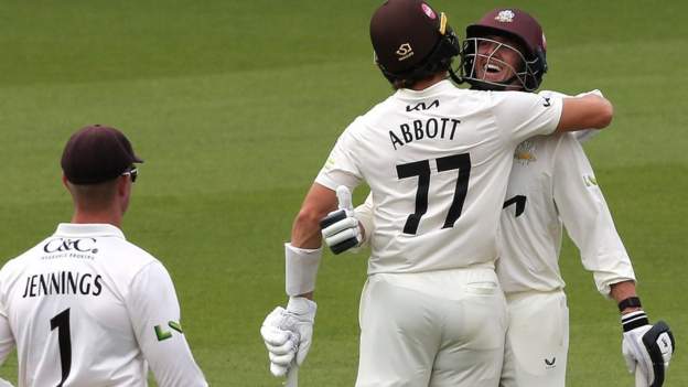 County Championship: Abbott and Worrall take pleasure in last-wicket Surrey stand of 130 as Lancs undergo