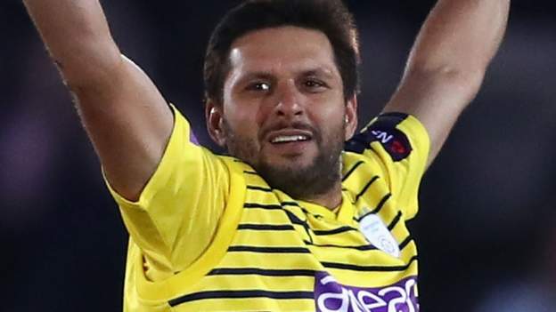 Shahid Afridi Hampshire Add Pakistan All Rounder To One Day Cup Squad Bbc Sport