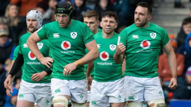 <div>Scotland 7-22 Ireland: Andy Farrell's side close in on Six Nations Grand Slam</div>
