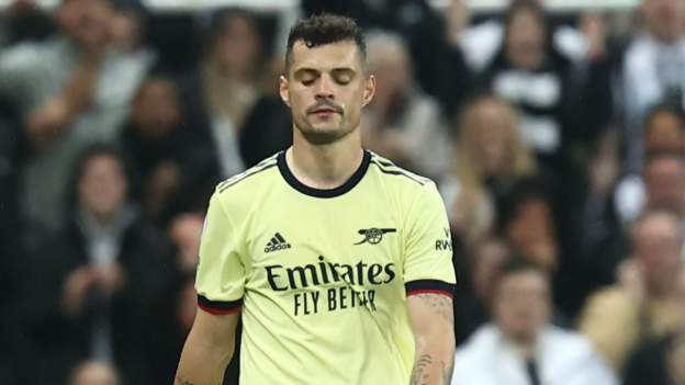 <div>Newcastle 2-0 Arsenal: We don't deserve Champions League spot on this display - Granit Xhaka</div>