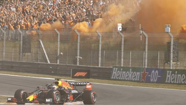 Max Verstappen wins home Dutch Grand Prix ahead of Lewis Hamilton