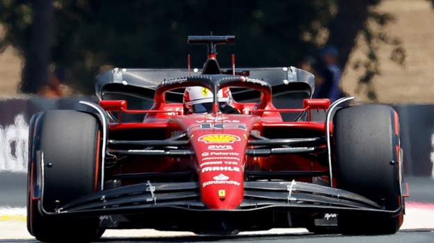 French Grand Prix: Charles Leclerc on pole ahead of Max Verstappen