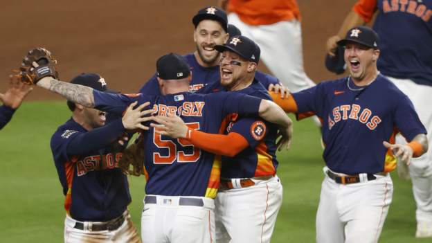 Houston Astros win World Series 4-2 by beating Philadelphia Phillies 4-1 in game..