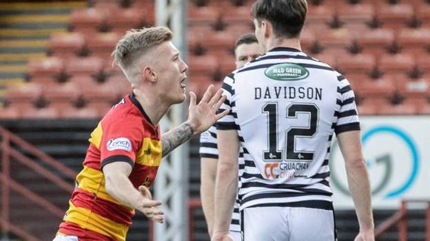 Partick Thistle 4-3 Queen's Park: Brian Graham's late strike gives hosts play-off first-leg win