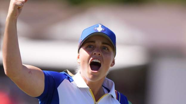 US retain two-point lead over Europe at Solheim Cup