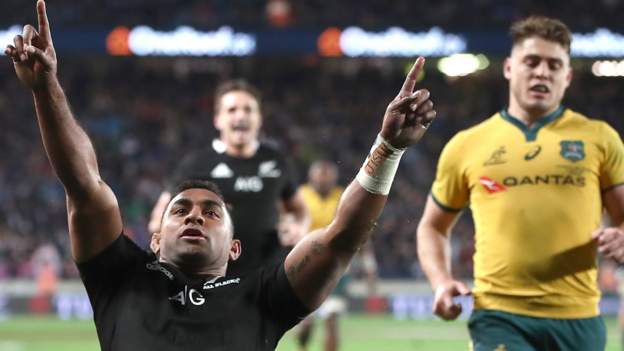 New Zealand V Australia All Blacks Bounce Back To Beat Wallabies Bbc Sport