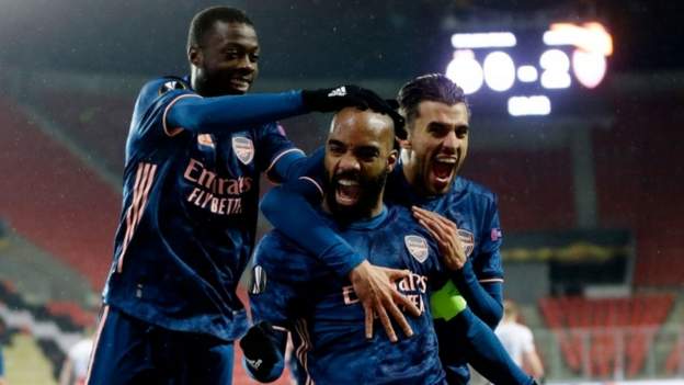 Europa League LIVE: Slavia Prague v Arsenal & Man Utd v Granada score &  updates from quarter-finals - Live - BBC Sport