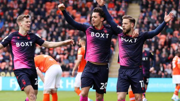 Blackpool 1-4 Nottingham Forest: Brennan Johnson double guides play-off chasers ..