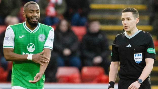 Hibs say 'VAR made serious error' in Aberdeen draw