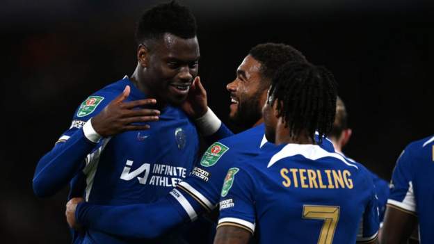 Chelsea 2-0 Blackburn: Raheem Sterling on target as Blues reach Carabao Cup quarter-finals