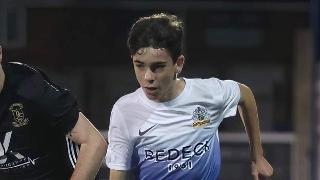 Christopher Atherton: Glenavon teenager breaks record as UK’s youngest senior footballer