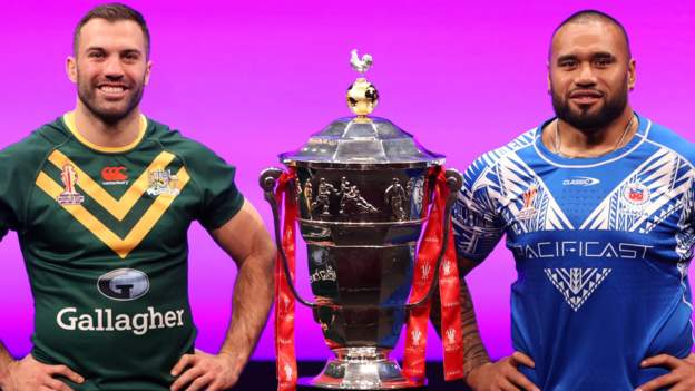 Rugby League World Cup: Australia face underdogs Samoa in men's final at Old Tra..