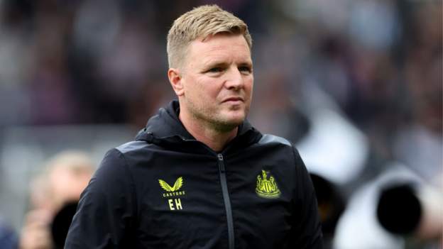Eddie Howe: Newcastle boss warns of using 'too much emotion' against PSG in Champions League