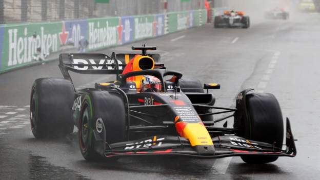 Monaco Grand Prix: Max Verstappen beats Fernando Alonso to rain-affected win