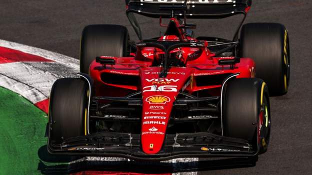 Ferrari's Leclerc takes surprise Mexico City pole