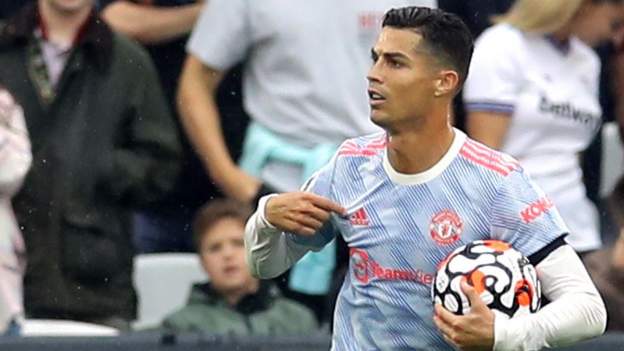 West Ham 1-2 Man Utd: Cristiano Ronaldo and Jesse Lingard score