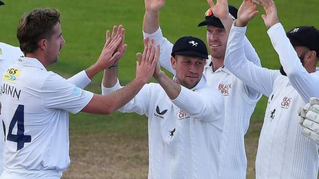 County Championship: Kent on top at Hampshire as 23 wickets tumble