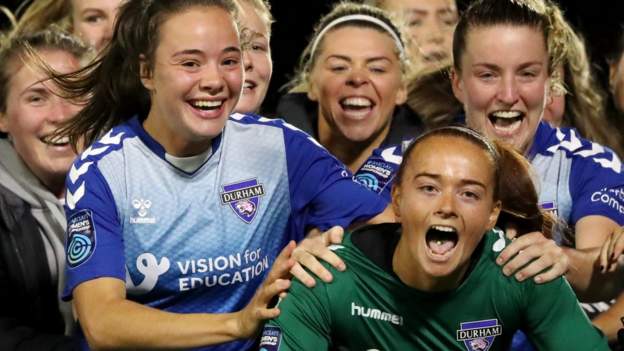 Women's League Cup round-up: Durham beat top-flight Man Utd on penalties