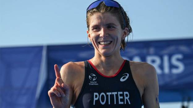 Britain's Potter wins Paris Olympics test race
