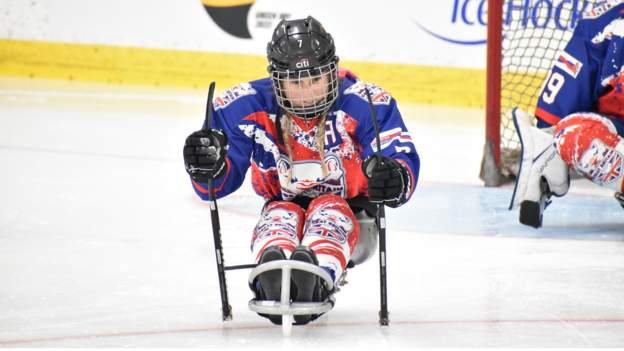 Para-ice hockey: Dani Czernuszka-Watts finds 'normality' through sport after being paralysed in rugby tackle