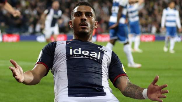 West Bromwich Albion 2-1 Queens Park Rangers: Baggies come from behind to go top..