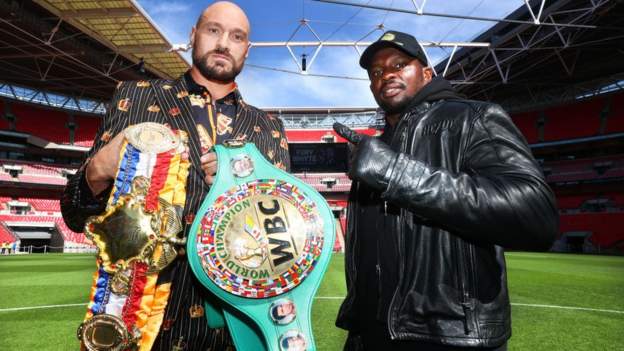 Tyson Fury v Dillian Whyte: Fighters set for all-British heavyweight world-title..