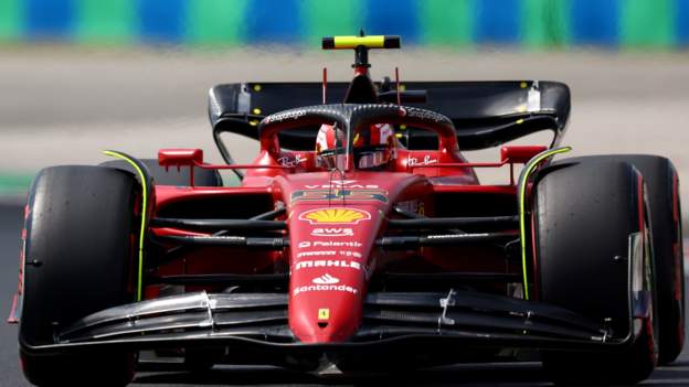 Hungarian Grand Prix: Ferrari's Carlos Sainz fastest in first practice