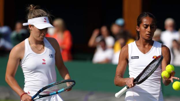 Wimbledon 2023: Maia Lumsden and Naiktha Bains lose in quarter-finals
