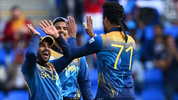 T20 World Cup: Sri Lanka dominate in nine-wicket win over Ireland