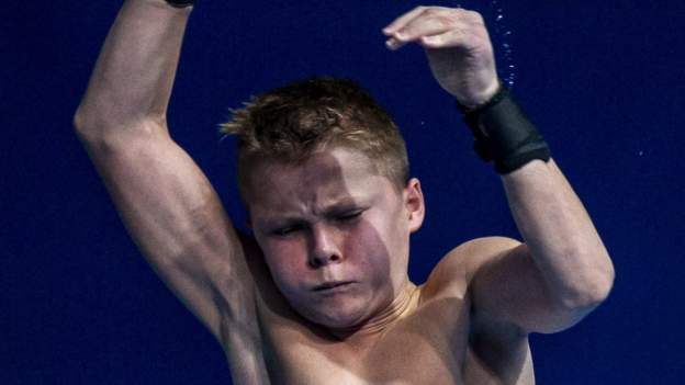 Tom Daley record broken by 13-year-old Oleksii Sereda - BBC Sport