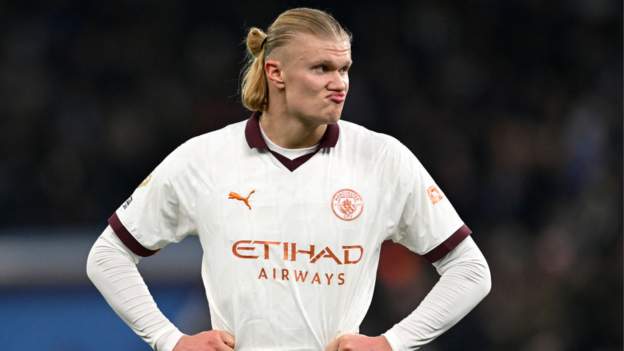 Erling Haaland: Injured Manchester City striker being assessed 'day by day'