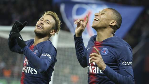 Neymar And Kylian Mbappe Could Return For Paris St Germain V Liverpool Bbc Sport