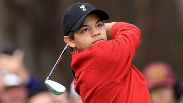 Woods' son wins high school state team championship