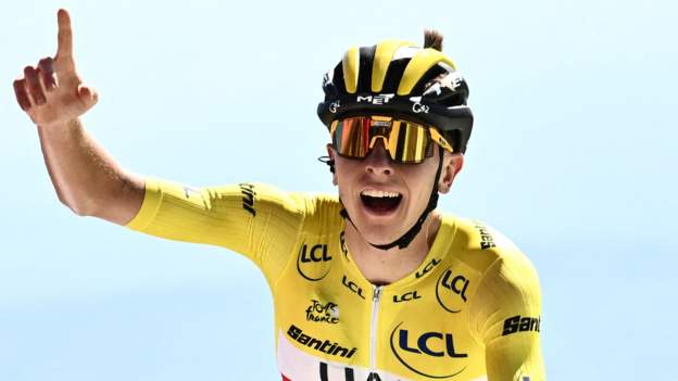 Tour de France leader Pogacar wins stage seven