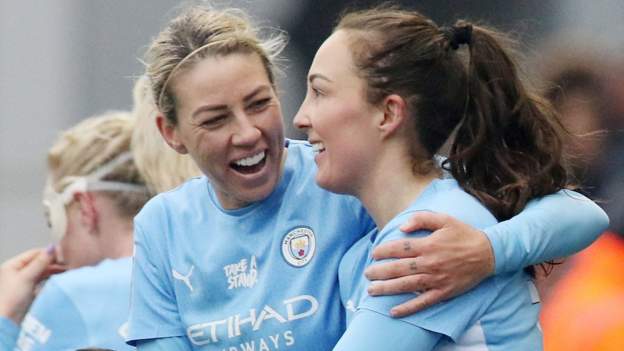 Women's Super League: Man City 1-0 Man Utd - Caroline Weir scores winner