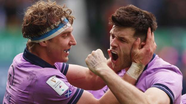 Scotland clinch frantic Six Nations win over Italy