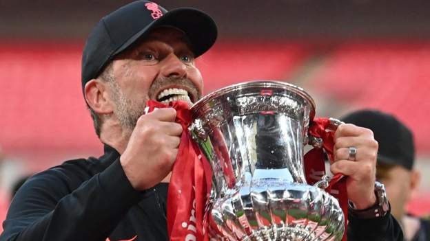 <div>FA Cup final: Liverpool boss Jurgen Klopp says he 'could not be more proud' after beating Chelsea</div>